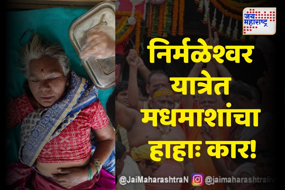 निर्मळेश्वर यात्रेत मधमाशांचा हाहाःकार शंभरावर भाविक जखमी 15 जणांची प्रकृती गंभीर
