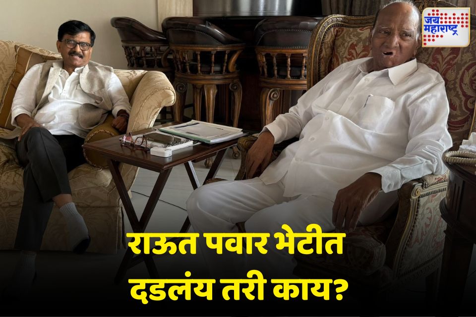 संजय राऊतांनी घेतली शरद पवारांची भेट 