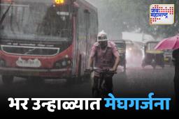  मराठवाड्यात मेघगर्जनेसह गारपीट तर, मुंबईत जोरदार वाऱ्यासह मुसळधार पावसाची शक्यता
