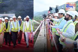 पुणे-मुंबई प्रवासाचा वेळ अर्धा तासाने कमी होणार; मिसिंग लिंक प्रकल्पाची मुख्यमंत्री, उपमुख्यमंत्र्यांकडून पाहणी