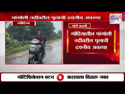 Gondia | गोंदियातील पांगोली नदीवरील पुलाची दयनीय अवस्था | Marathi News