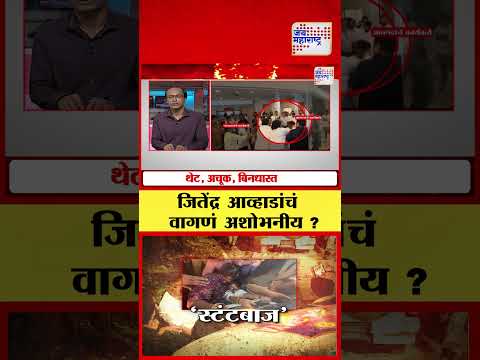 Jitendra Awhad | Gopichand Padalkar | Vidhanbhavan Fight - जितेंद्र आव्हाडांचं  वागणं अशोभनीय ?