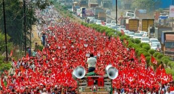 शेतकऱ्यांचा लाँग मार्च नाशिकमधून मुंबईकडे रवाना