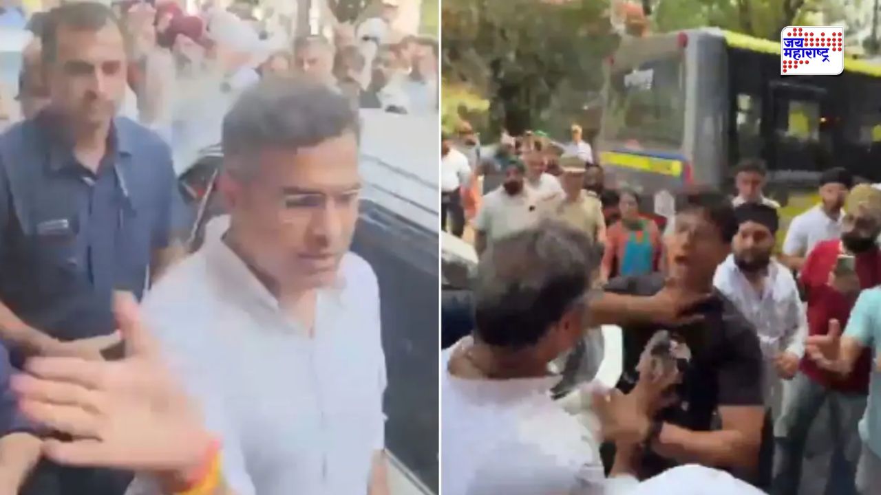 Parvesh Sahib Singh Verma slap video