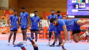Indian men kabaddi team clinches gold
