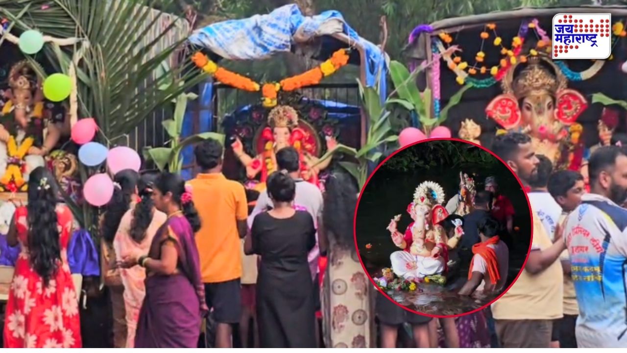 Ratnagiri: रत्नागिरीत भक्तीचा महासोहळा! 100 बाप्पांचं सामूहिक विसर्जन; जाखडी नृत्यातून महिलांनी दिली भावपूर्ण मानवंदना