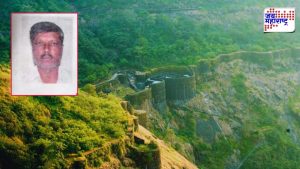 गडभ्रमंती करताना पर्यटकाचा मृत्यू