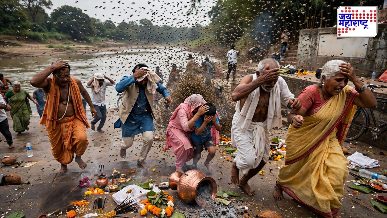 Shocking Incident Gondia : अस्थी विसर्जनाला गेले अन् अचानक घडला धक्कादायक प्रकार; 35 जणांवर हल्ला