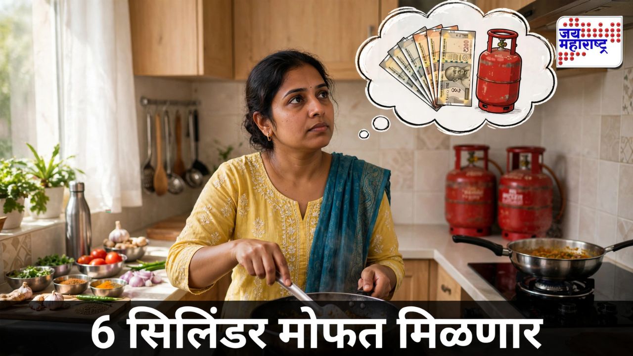 LPG Gas Cylinder : सणासुदीच्या तोंडावर मोठा दिलासा! आता 6 सिलिंडर मोफत मिळणार; पण फक्त…