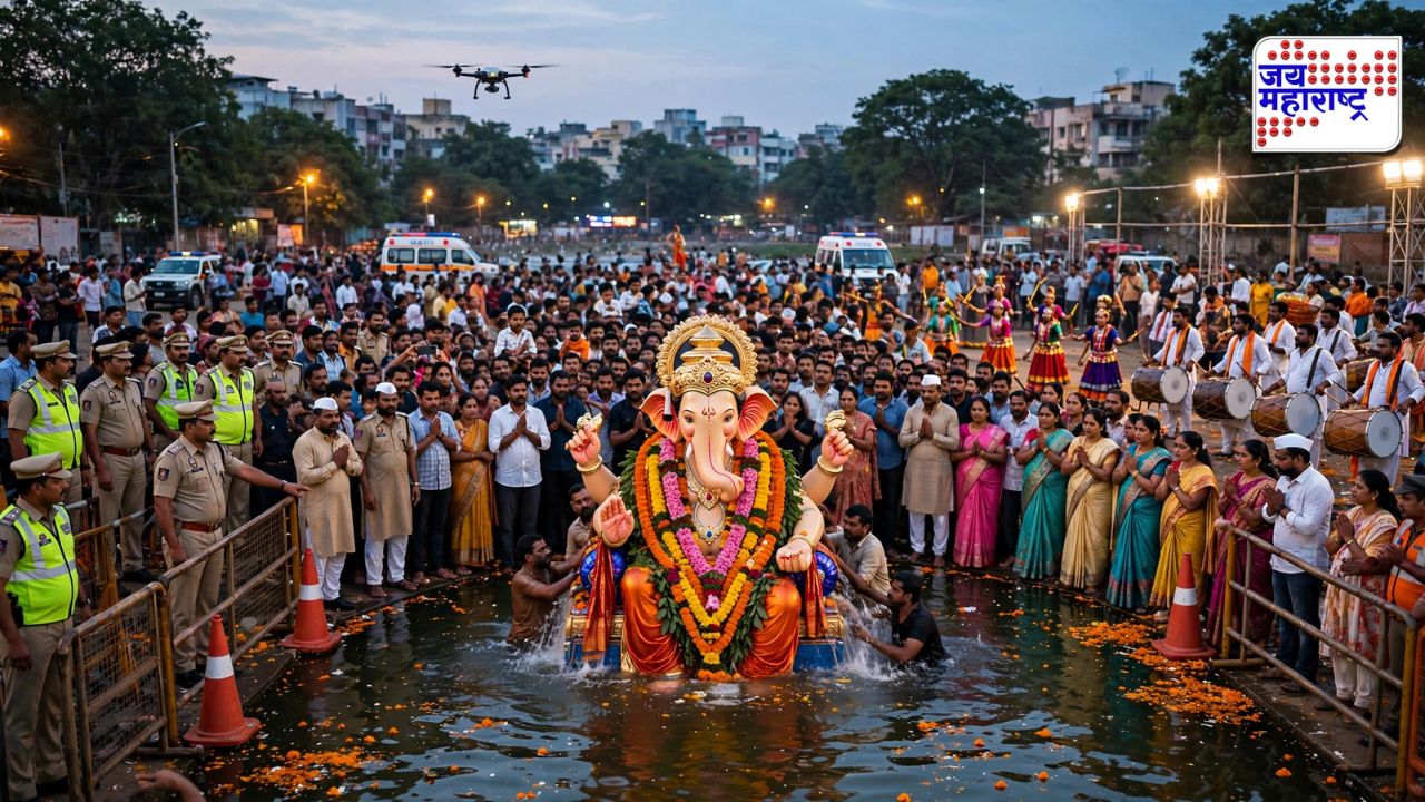 Solapur News : सोलापुरात गणेश विसर्जनाची लगबग; भक्तांच्या सुरक्षेसाठी महापालिकेने घेतला मोठा निर्णय