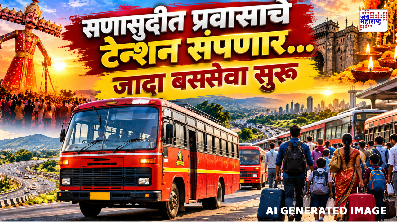 सणासुदीत प्रवाशांना दिलासा! एसटी महामंडळाचा मोठा निर्णय; बससेवेत वाढ, जाणून घ्या कोणत्या मार्गांवर..