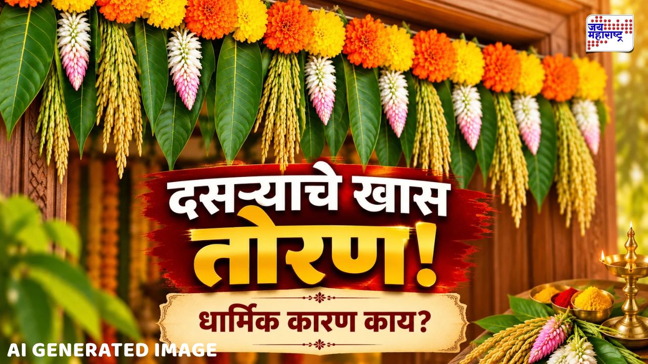 दसऱ्याच्या तोरणात भाताच्या लोंब्या आणि आंब्याच्या पानांचा वापर का? जाणून घ्या धार्मिक महत्त्व
