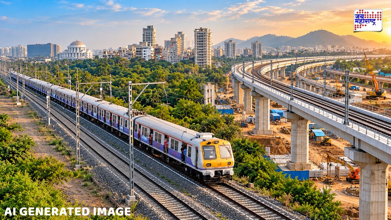 मुंबईकरांसाठी खूशखबर! पनवेल-कर्जत दुहेरी रेल्वेमार्गाचे काम अंतिम टप्प्यात; 238 एसी लोकलची निर्मिती
