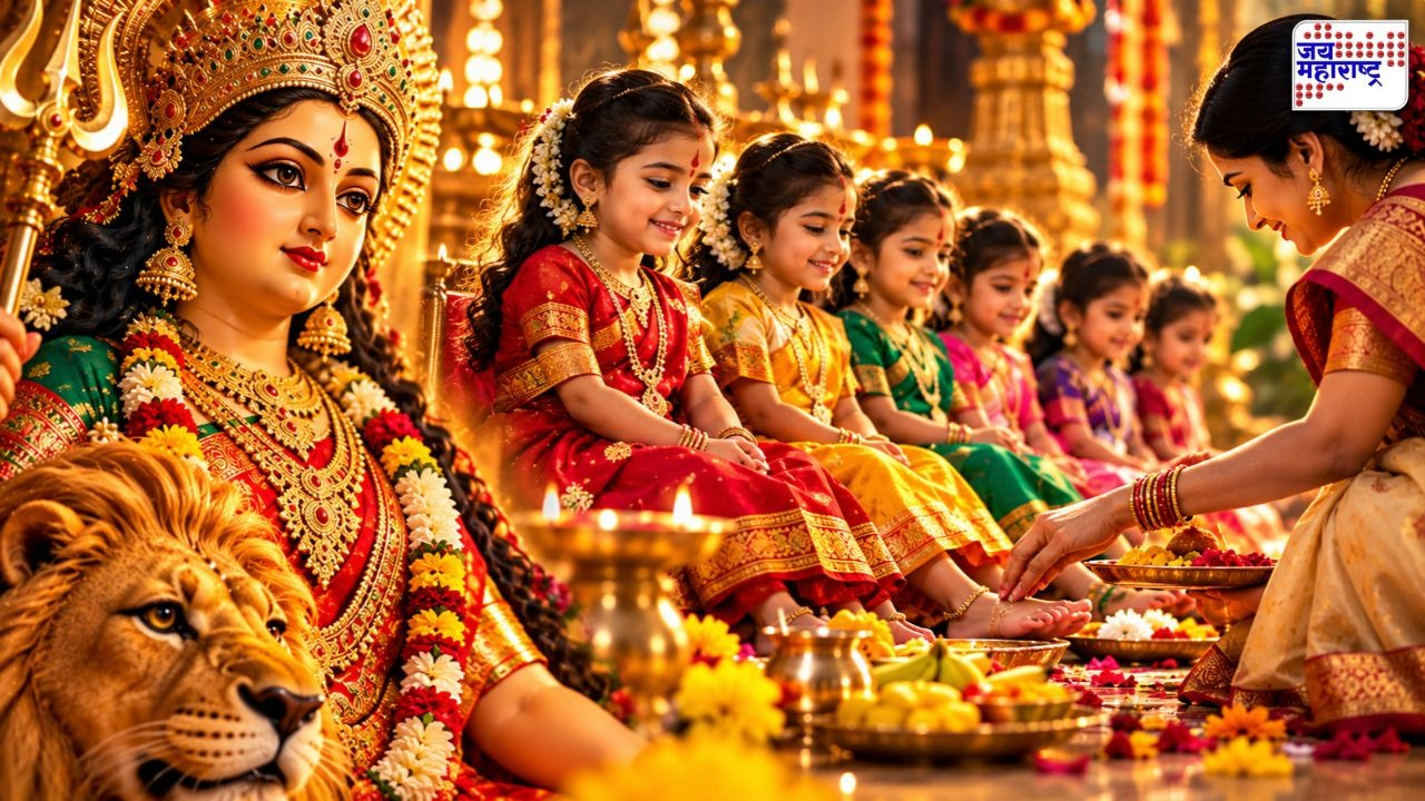 Navratri Kanya Pujan
