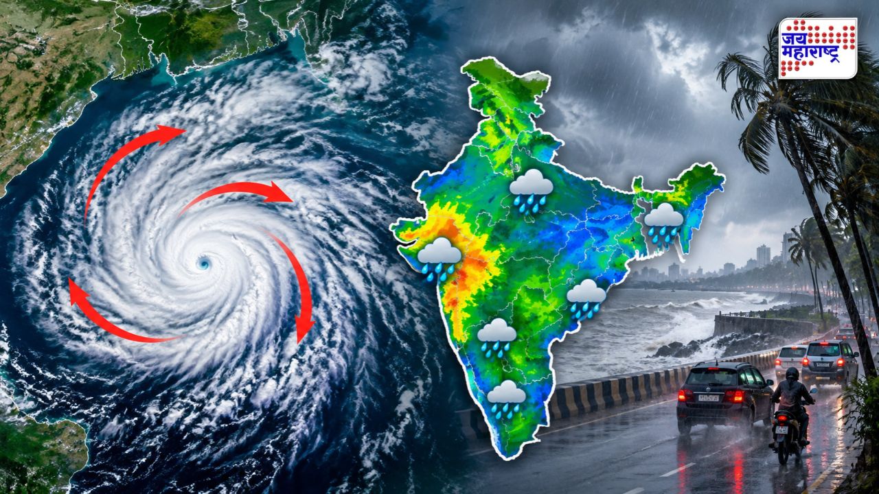 चक्रीवादळाच्या संकटामुळे देशातील हवामान बदलणार? बंगालच्या उपसागरात हालचाली वाढल्या, महाराष्ट्रातील कोणत्या भागांत पावसाची शक्यता?