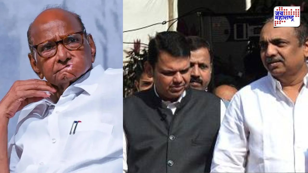 महाराष्ट्राच्या राजकारणात मोठ्या हालचाली! जयंत पाटील–फडणवीसांची चर्चा सुरु असताना पवारांनी जे केलं त्याने वेधलं सर्वांच लक्ष