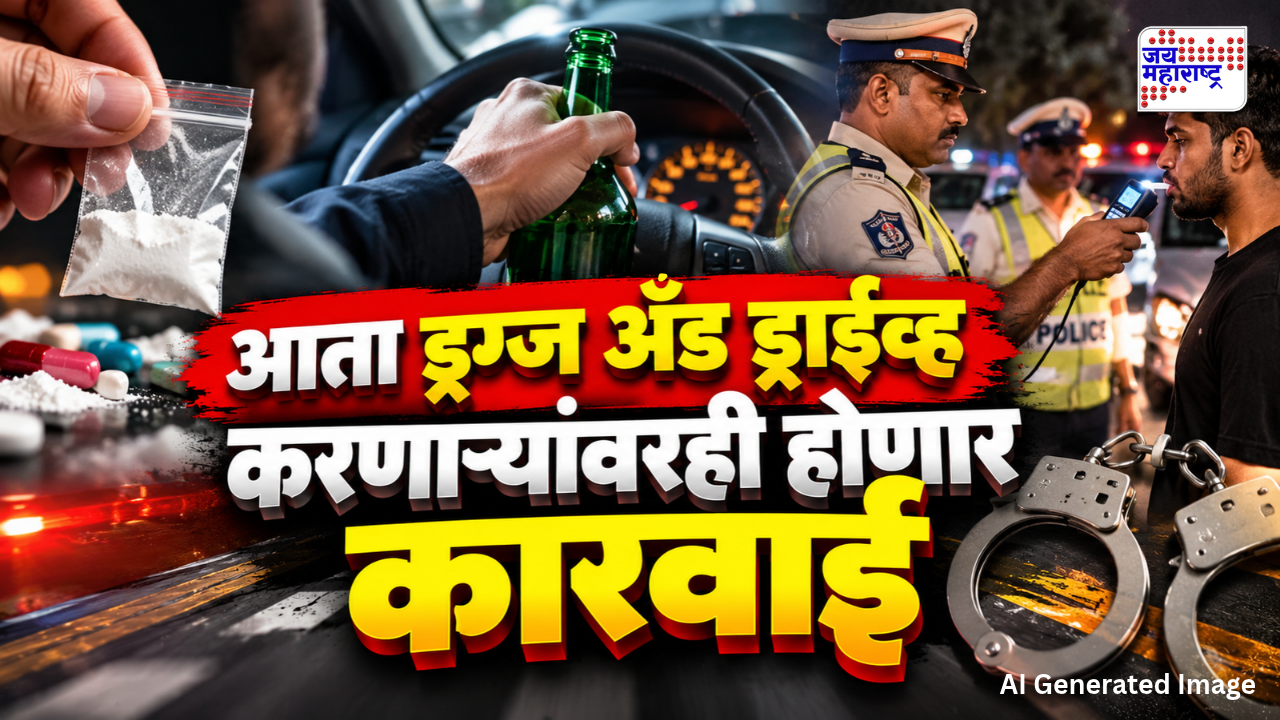 आता ड्रग्ज अँड ड्राईव्ह वाहनचालकांवरही होऊ शकते कारवाई; परिवहन विभाग 25.81 कोटींच्या ‘स्वॅब टेस्टिंग किट’ खरेदीच्या तयारीत