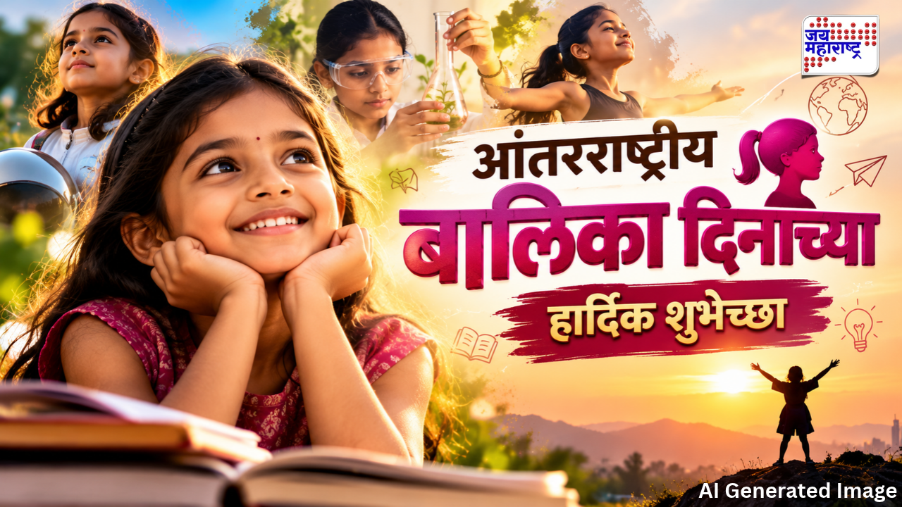 आंतरराष्ट्रीय बालिका दिनानिमित्त आपल्या लाडक्या लेकीला पाठवा ‘या’ खास शुभेच्छा संदेश