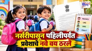 शाळा प्रवेशाचे वयोमर्यादा नियम