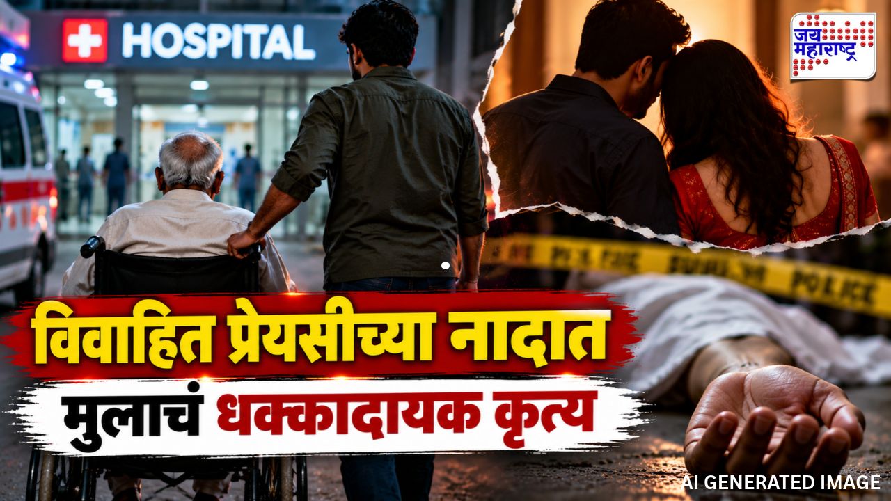 ज्या वडिलांनी आयुष्यभर सांभाळलं, त्यांच्याच जीवावर उठला मुलगा; विवाहित प्रेयसीसाठी केलं...; आईलाही सोडलं नाही
