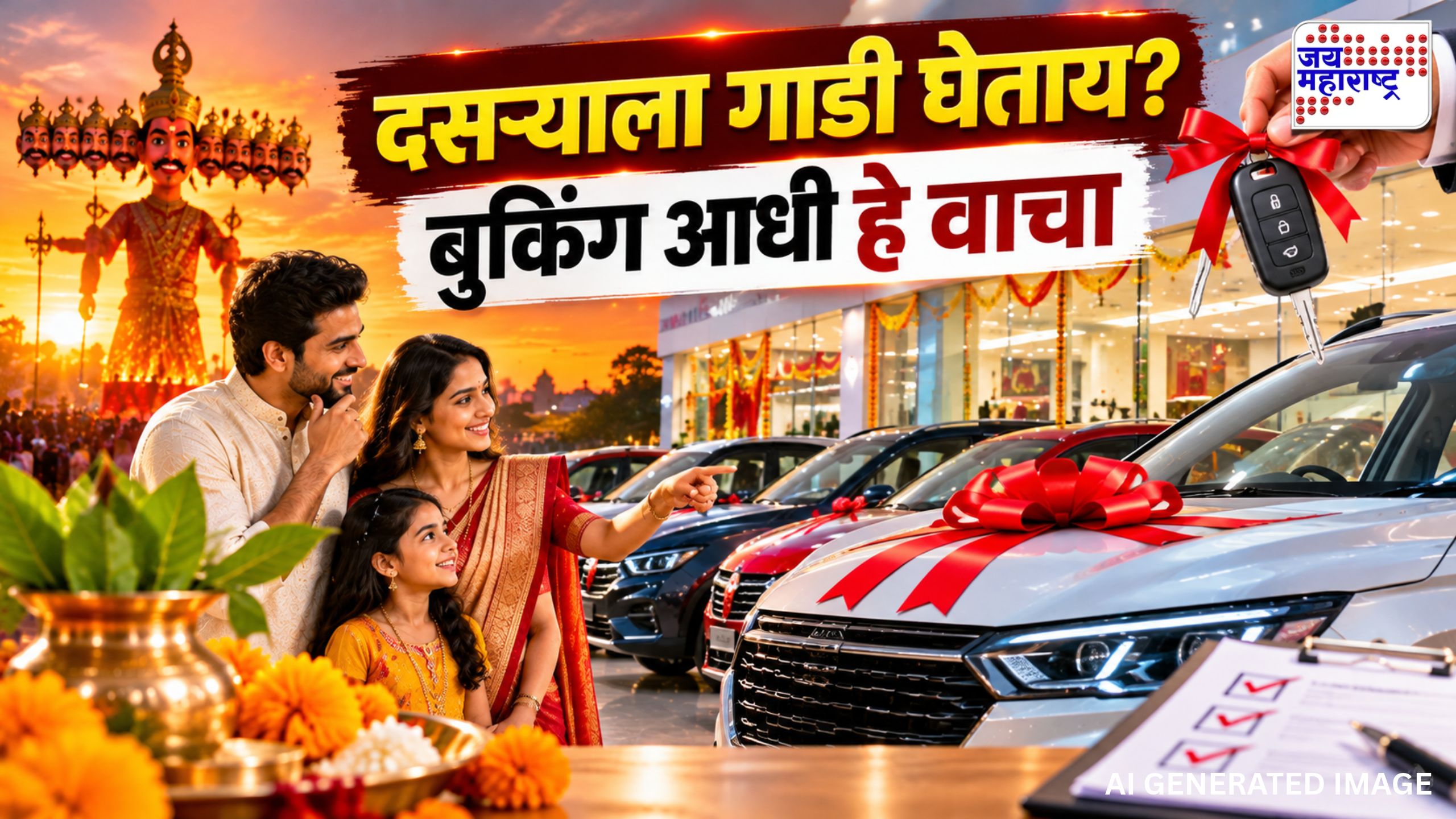 दसऱ्याच्या मुहूर्तावर वाहन खरेदीची तयारी सुरू आहे? शोरूममध्ये बुकिंग करण्याआधी ‘या’ गोष्टी नक्की तपासा