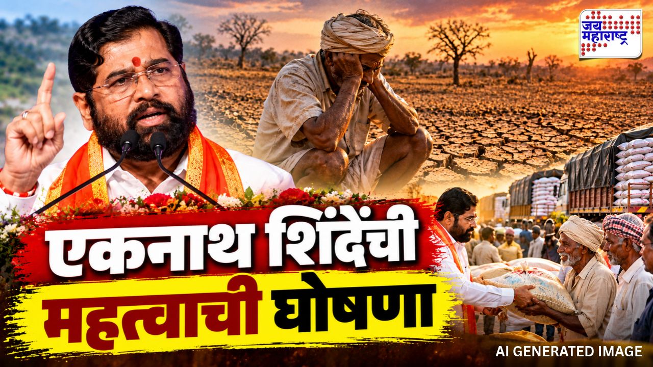 दुष्काळग्रस्त शेतकऱ्यांसाठी शिंदेंचा मोठा प्लॅन, दसरा मेळाव्यात महत्त्वाचं वक्तव्य