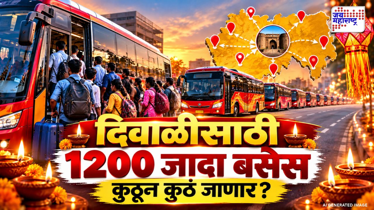 प्रवाशांसाठी खुशखबर! दिवाळीसाठी 1200 जादा बसेसचे नियोजन; नेमकं कुठून कधी धावणार? वाचा