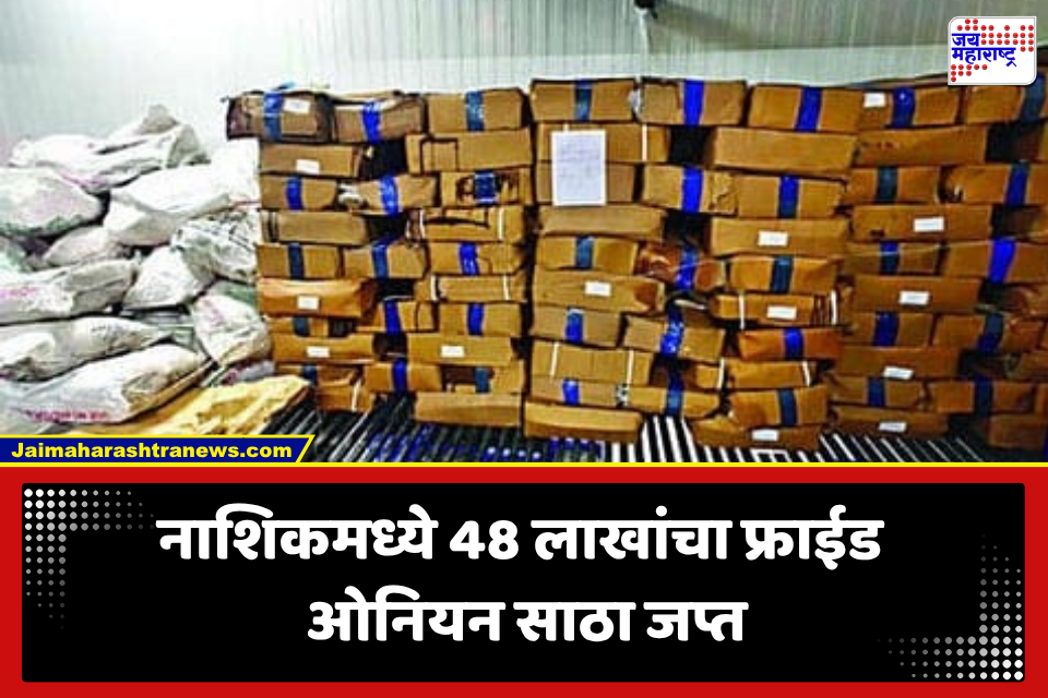 Nashik: फ्राईड ओनियनचा तब्बल 48 लाखांचा साठा जप्त; नाशिकमध्ये FDAची मोठी कारवाई, तपासणीत काय समोर आलं?
